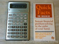 Texas Instruments TI Business Analyst II - CALCULATOR - w/manual