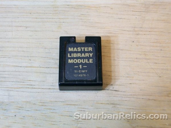 Texas Instruments TI-59 - MASTER LIBRARY MODULE 1 - good shape - Click Image to Close