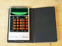 Unisonic 21 - POCKET BLACKJACK GAME w/CALCULATOR - vfd display