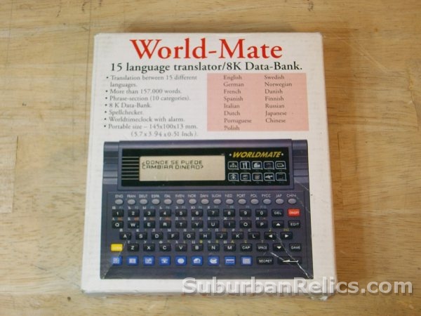 WorldMate pocket electronic - LANGUAGE TRANSLATOR -w/box, manual - Click Image to Close