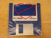 Amiga computer floppy disc - CLI MATE - software, 1986