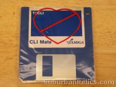 Amiga computer floppy disc - CLI MATE - software, 1986