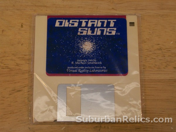 Amiga computer floppy disc - DISTANT SUNS - 1989, Smithwick - Click Image to Close