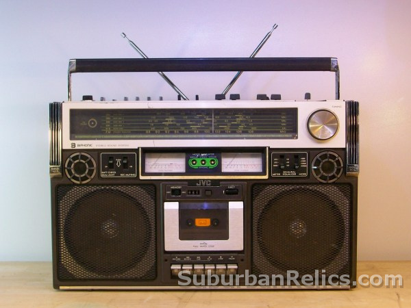 JVC model RC-838JW - BOOMBOX - Ghetto blaster, for parts/repair - Click Image to Close