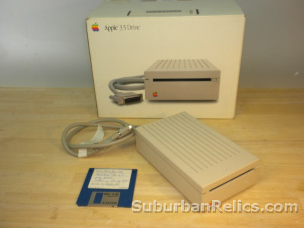 Apple A9M0106 - 3.5" EXTERNAL FLOPPY DISK DRIVE - tested - Click Image to Close