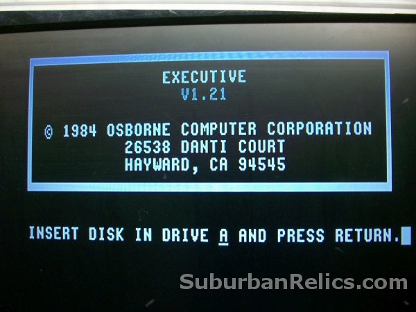 Osborne Executive OCC 2 - VINTAGE COMPUTER - complete - Click Image to Close