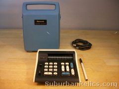 Panasonic 805 Je-805a - VINTAGE CALCULATOR - w/case, minty