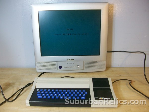 Mattel - AQUARIUS HOME COMPUTER - with power supply, tested - Click Image to Close